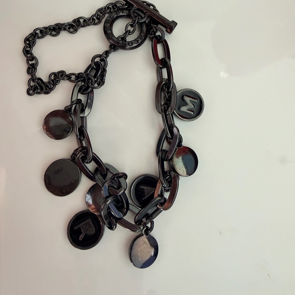 Marc By Marc Jacobs Black Charm Bracelet